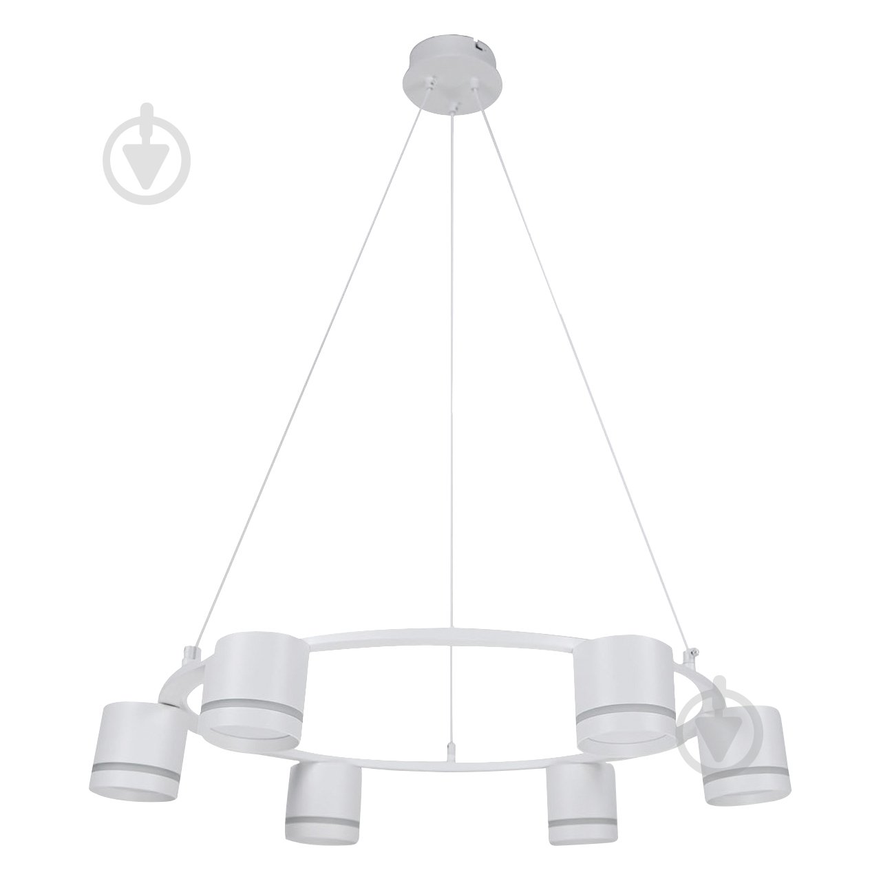 Люстра підвісна Hopfen STARK CL-1-133 R PD WH 6xGX53 білий - фото 1