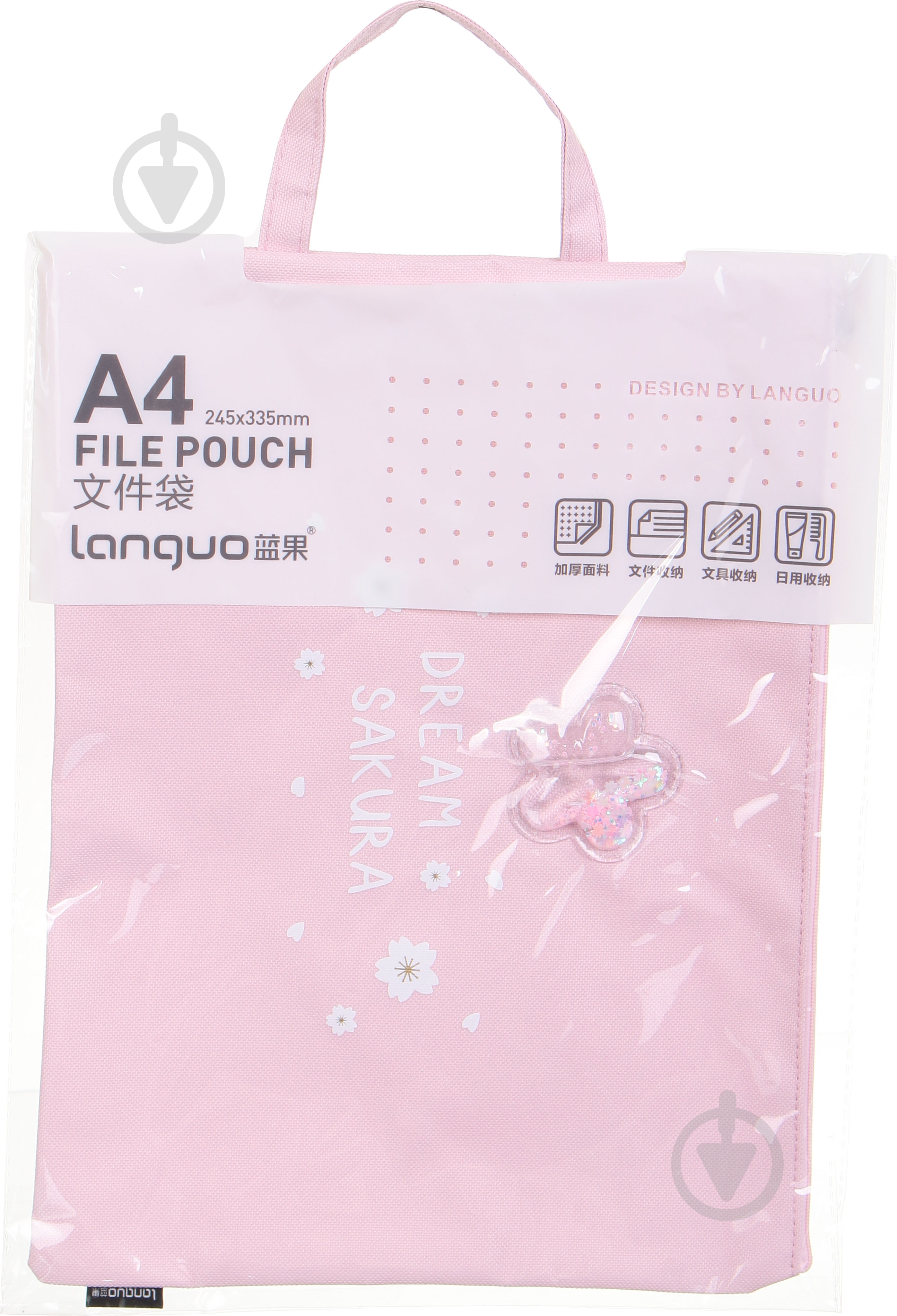 Папка Flowers розовая - фото 5 Папка Flowers розовая - фото 5