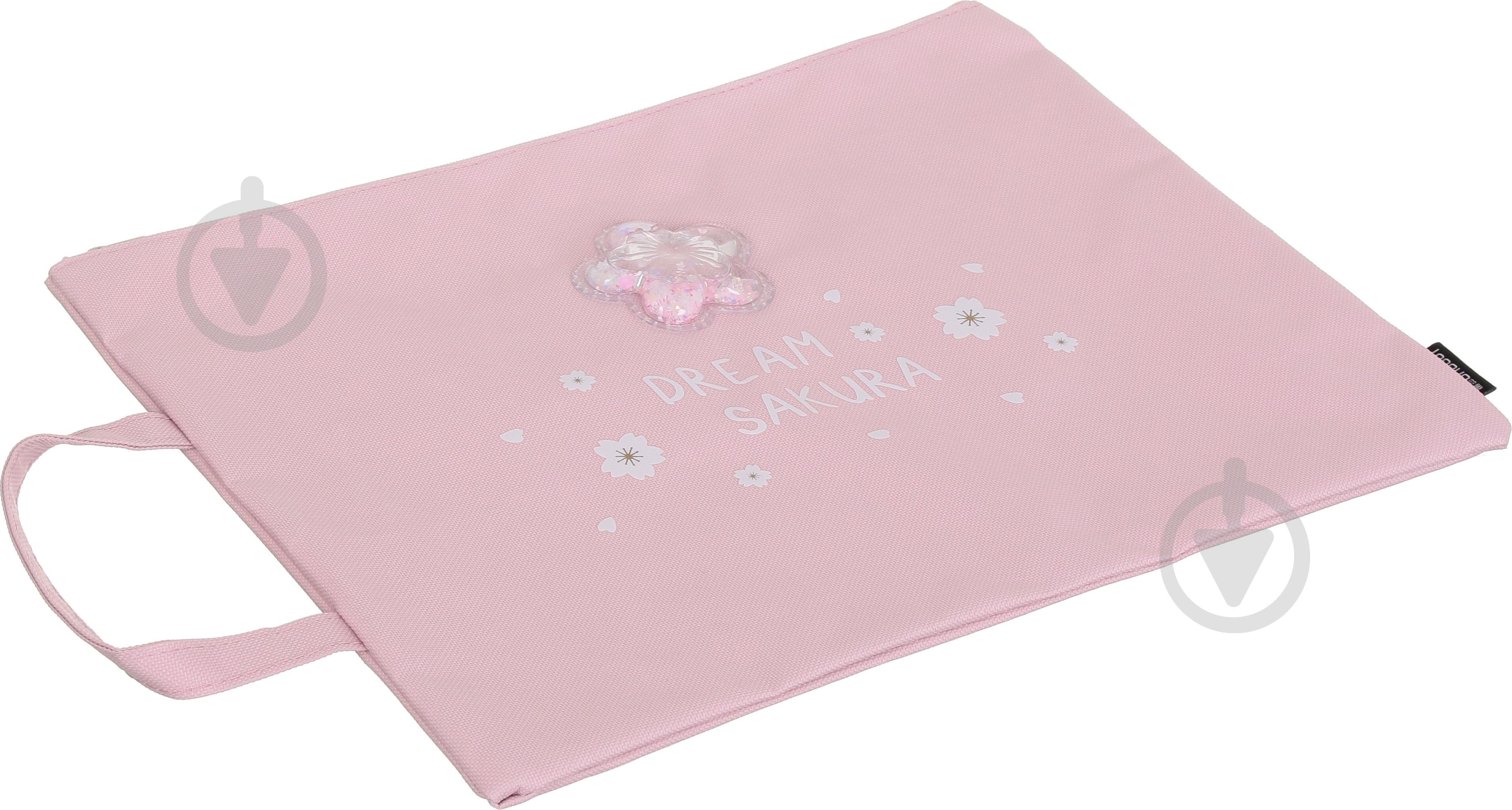 Папка Flowers розовая - фото 1 Папка Flowers розовая - фото 1