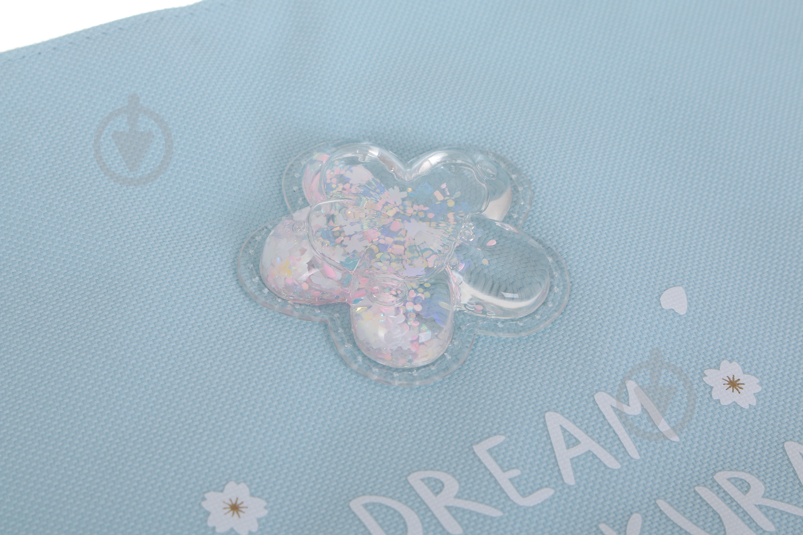 Папка Flowers голубая - фото 4