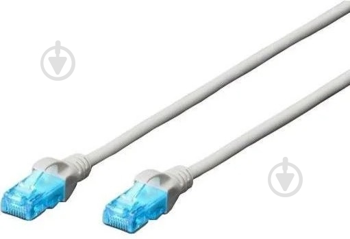 Патч-корд 2E RJ45 Cat.5e UTP (2E-PC5ECU-7LSZH-GRY) 7 м сірий - фото 1