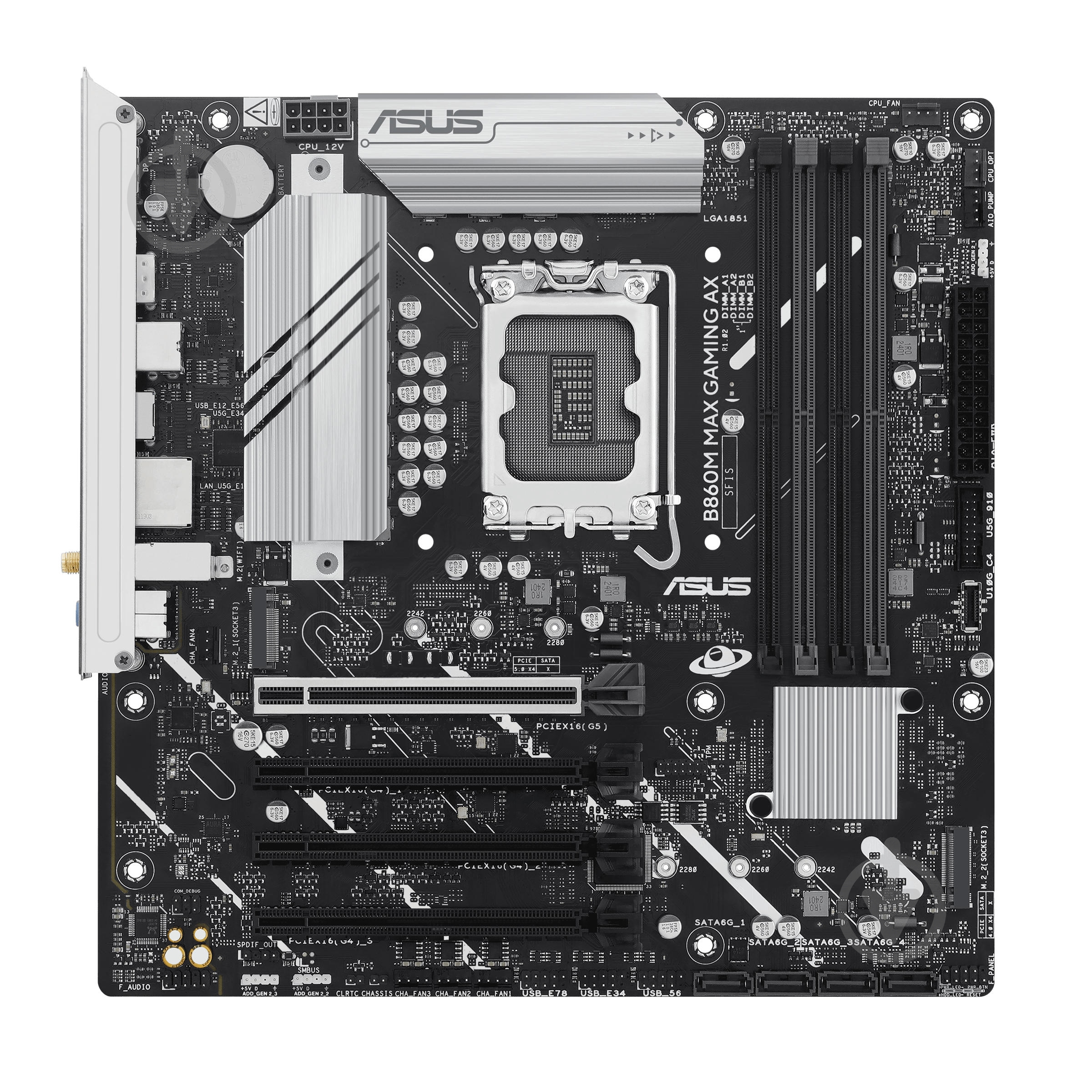Материнська плата Asus 90MB1JZ0-M0EAY0 (Socket 1851, Intel B860, micro ATX) - фото 1