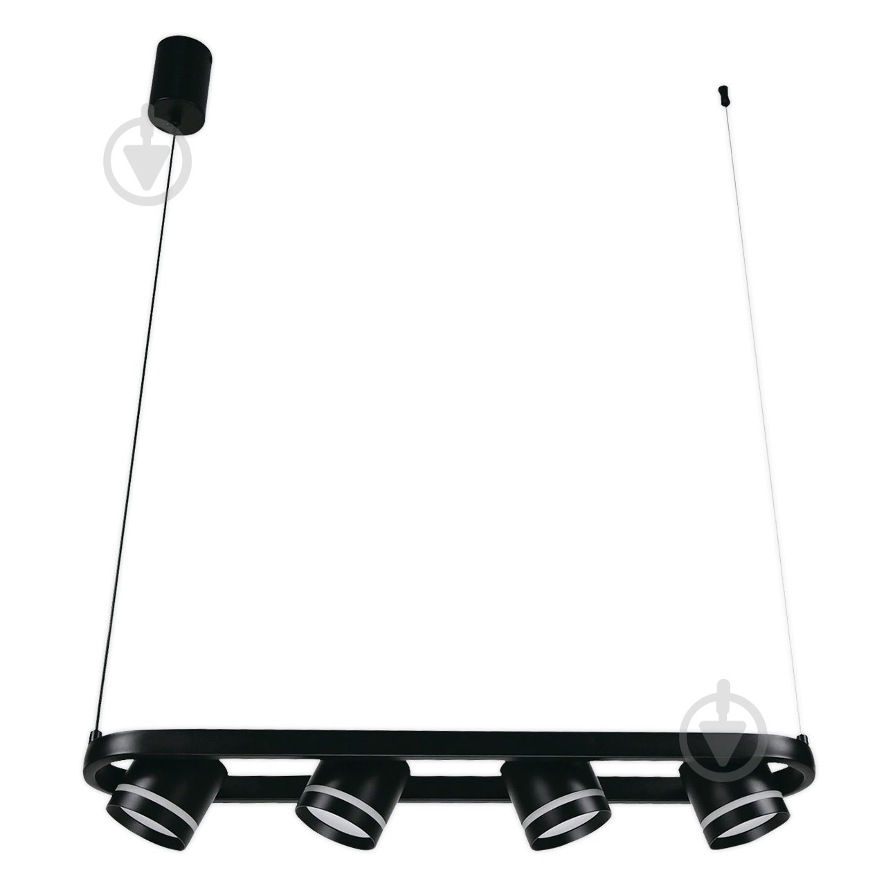 Люстра підвісна Hopfen STARK CL-4-133 OV PD BK 4xGX53 чорний - фото 1 Люстра підвісна Hopfen STARK CL-4-133 OV PD BK 4xGX53 чорний - фото 1