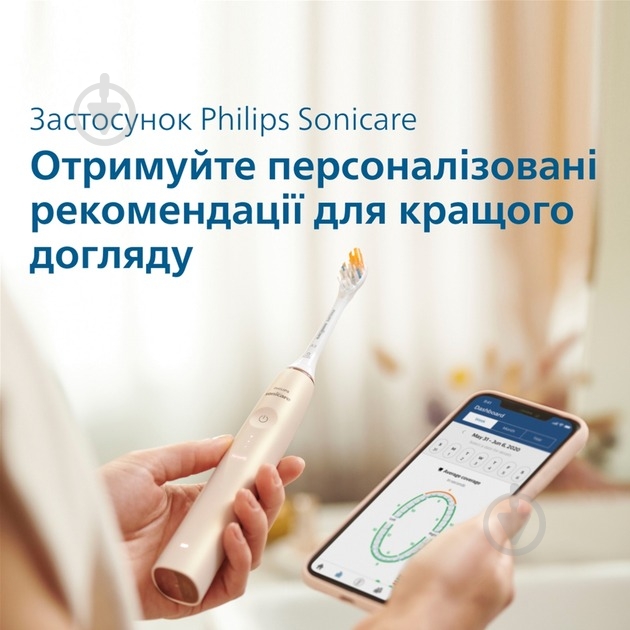Електрична зубна щітка Philips Sonicare 9900 Prestige HX9992/11 + For Kids HX6352/42 - фото 4