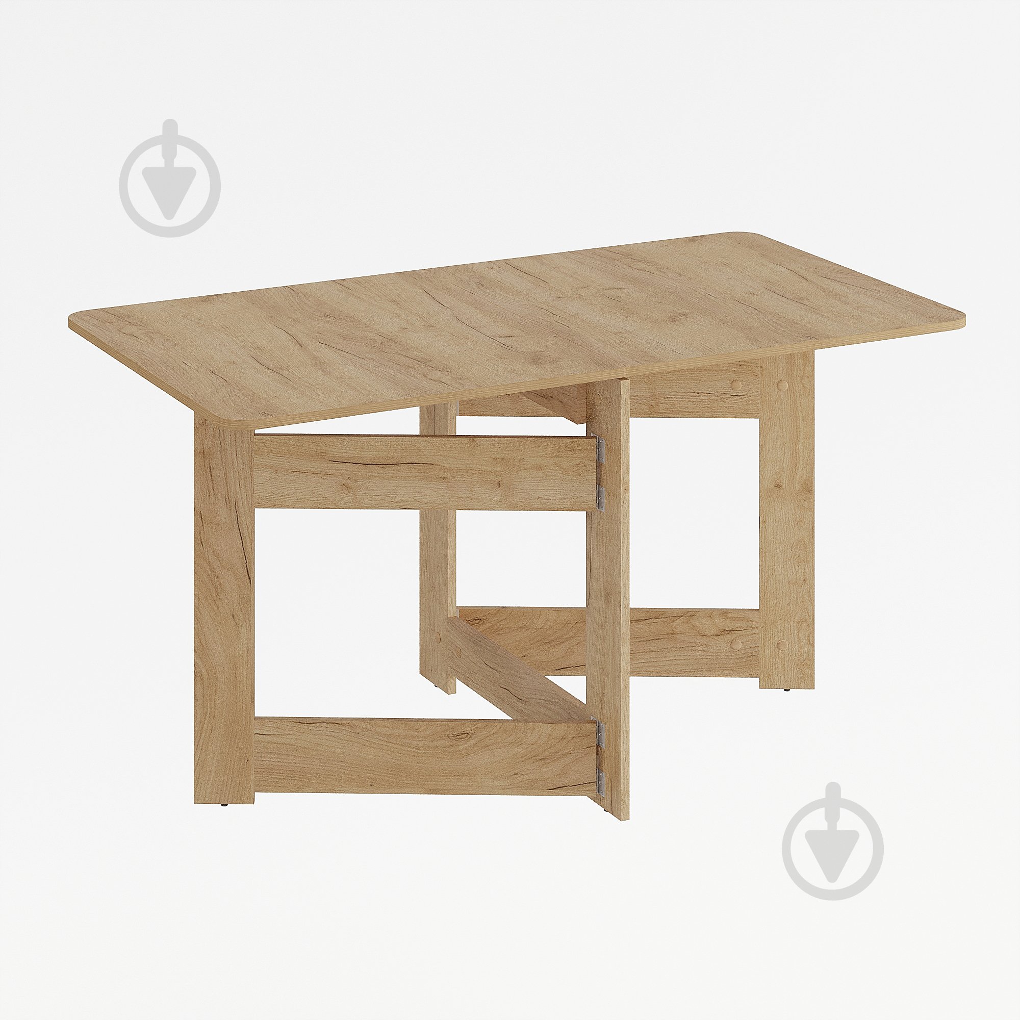 Стол-книжка Компанит 9 80(1400)x760x736мм дуб крафт золотой/дуб крафт золотой - фото 1