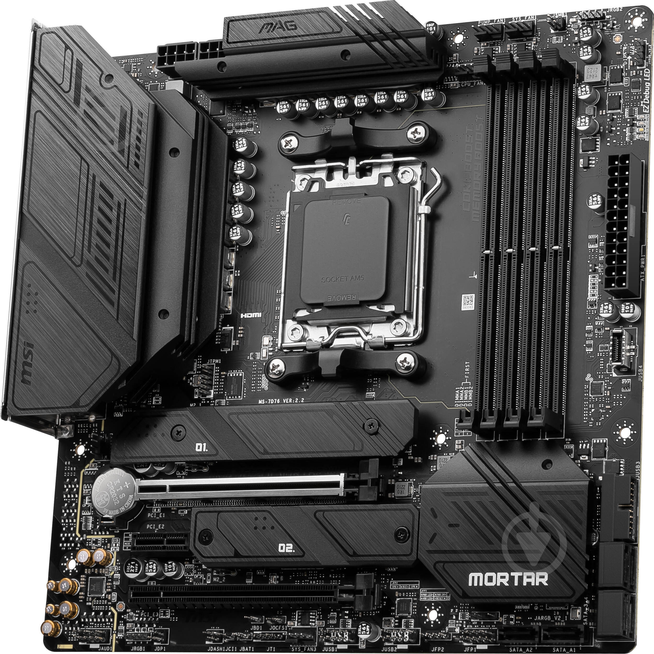 Материнская плата MSI 911-7D76-004 (Socket AM5, AMD B650, micro ATX) - фото 3 Материнская плата MSI 911-7D76-004 (Socket AM5, AMD B650, micro ATX) - фото 3