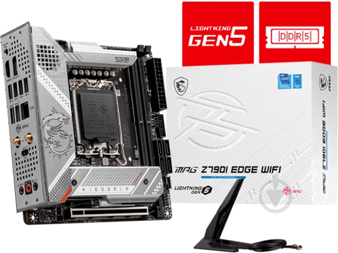Материнская плата MSI 911-7E03-001 (Socket 1700, Intel Z790, mini ITX) - фото 6