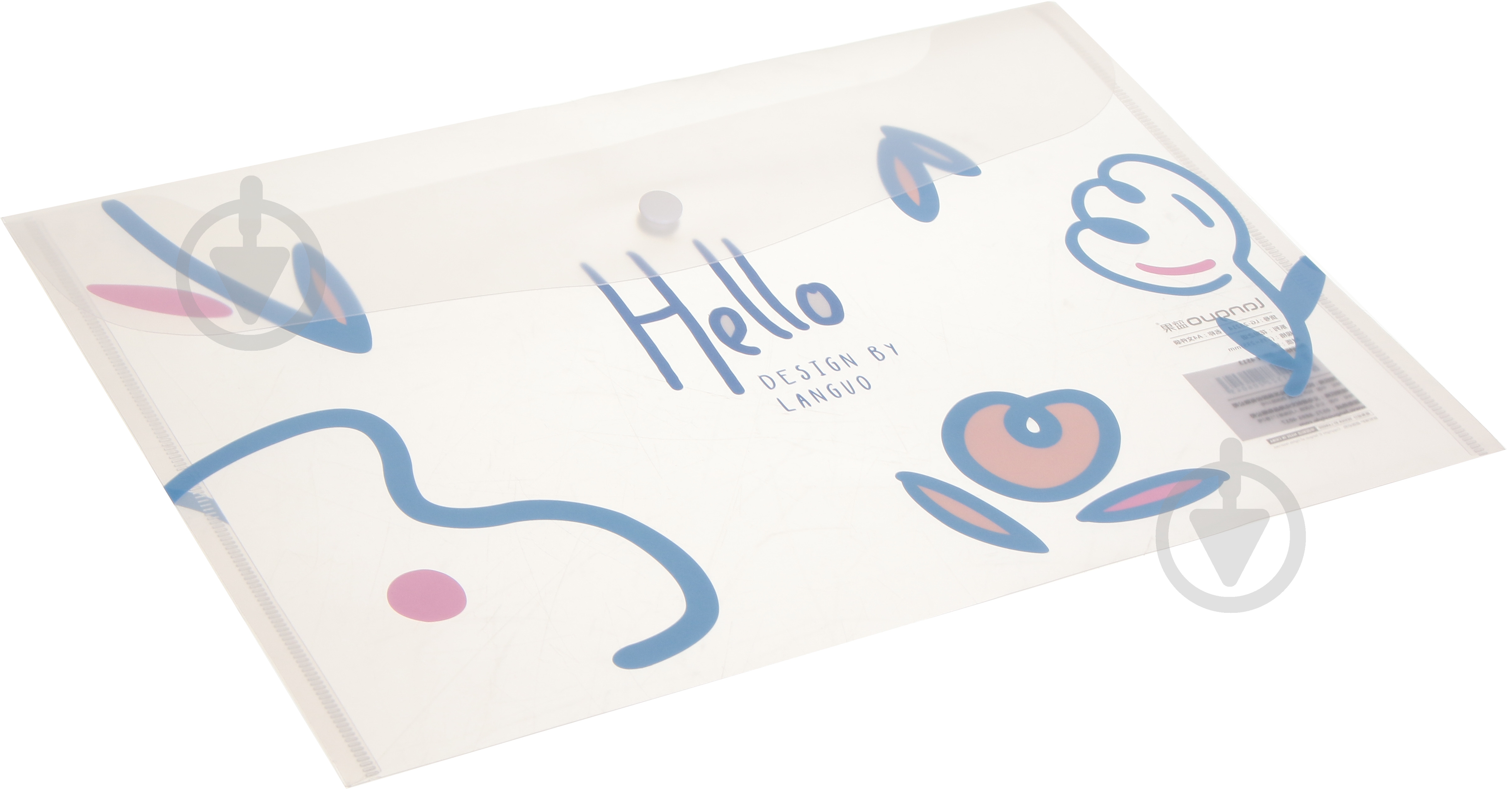 Папка-конверт Малюнки квітів рожеві - фото 2