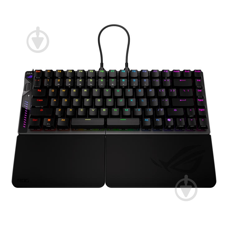 Клавиатура Asus ROG Falcata split Magnetic Switch Wireless/Bluetooth/USB (90MP043H-BKUA20) black - фото 1