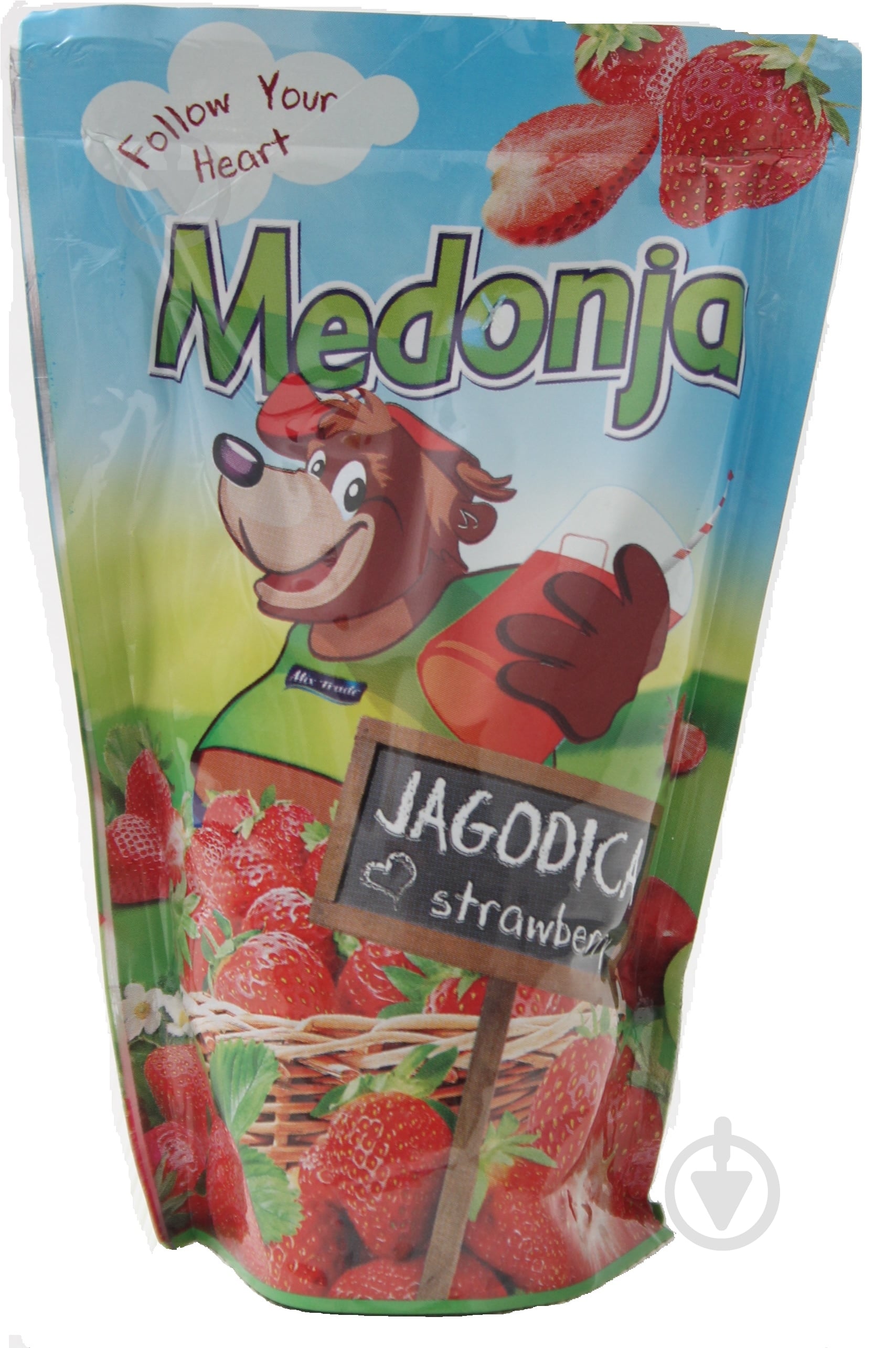 Напиток соковый Мedonja Клубничный 0,2 л - фото 1
