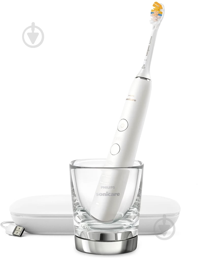 Електрична зубна щітка Philips Series 9000 Sonicare HX9911/19 Diamond Clean + HX6322/04 For Kids - фото 4