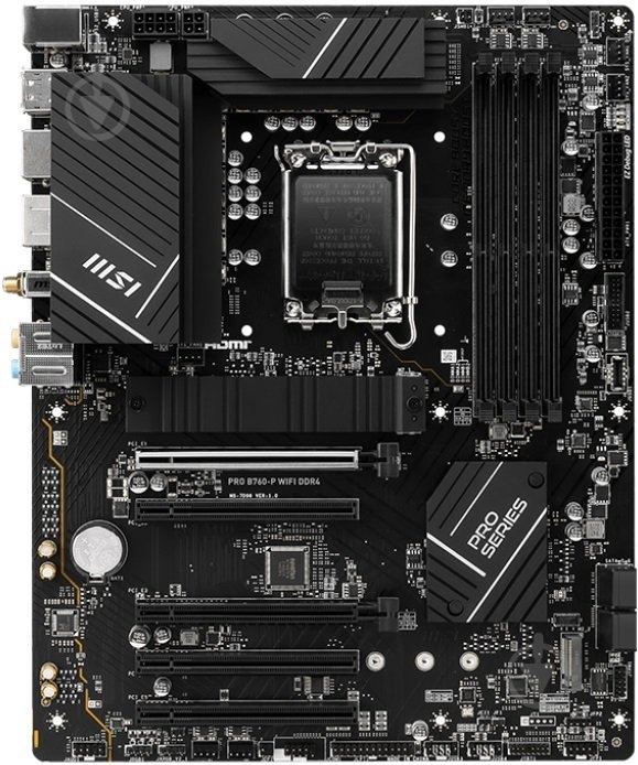 Материнская плата MSI 911-7D98-001 (Socket 1700, Intel B760, ATX) - фото 1