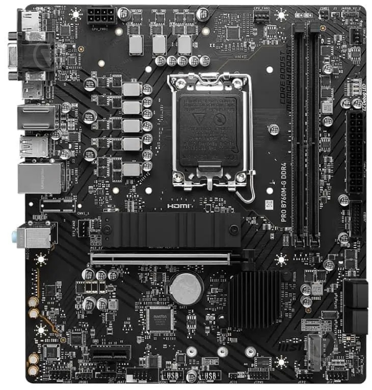Материнская плата MSI 911-7D90-001 (Socket 1700, Intel B760, micro ATX) - фото 1
