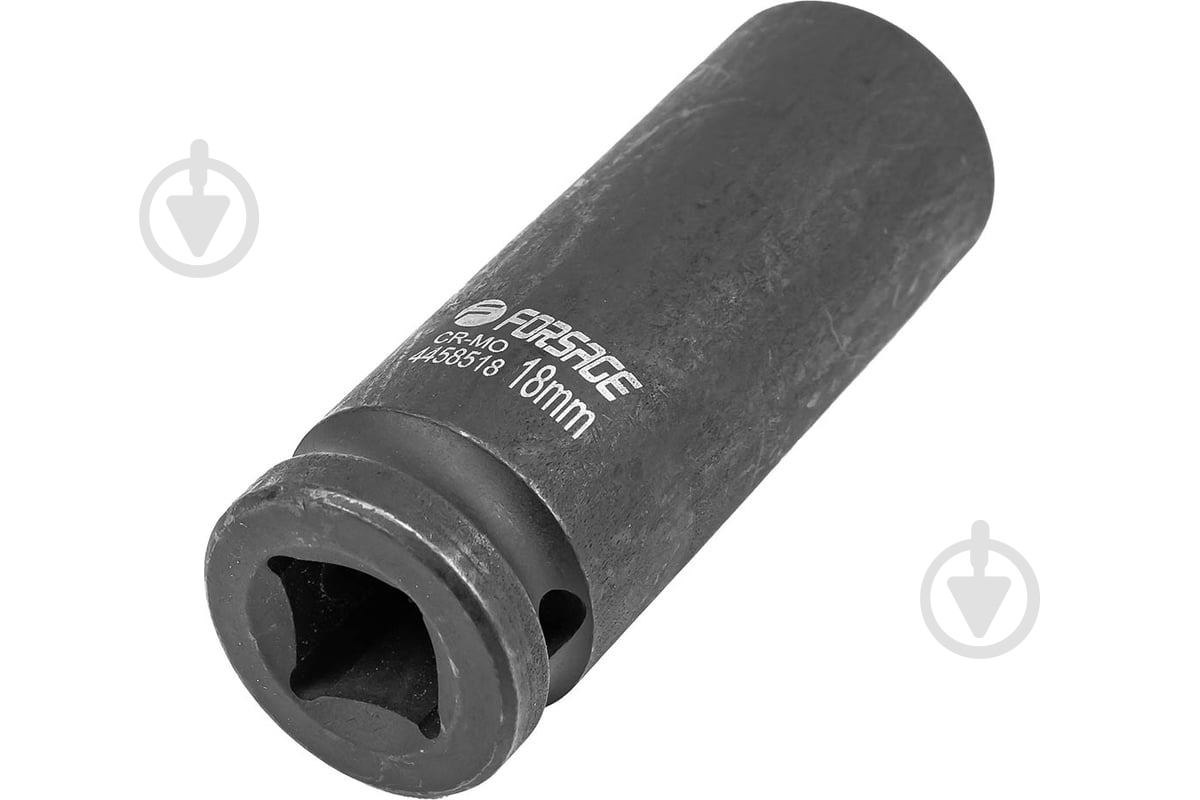Головка ударная глубокая 18 мм (6гр.), 1/2'' Forsage 1 шт. F-4458518 - фото 2 Головка ударная глубокая 18 мм (6гр.), 1/2'' Forsage 1 шт. F-4458518 - фото 2