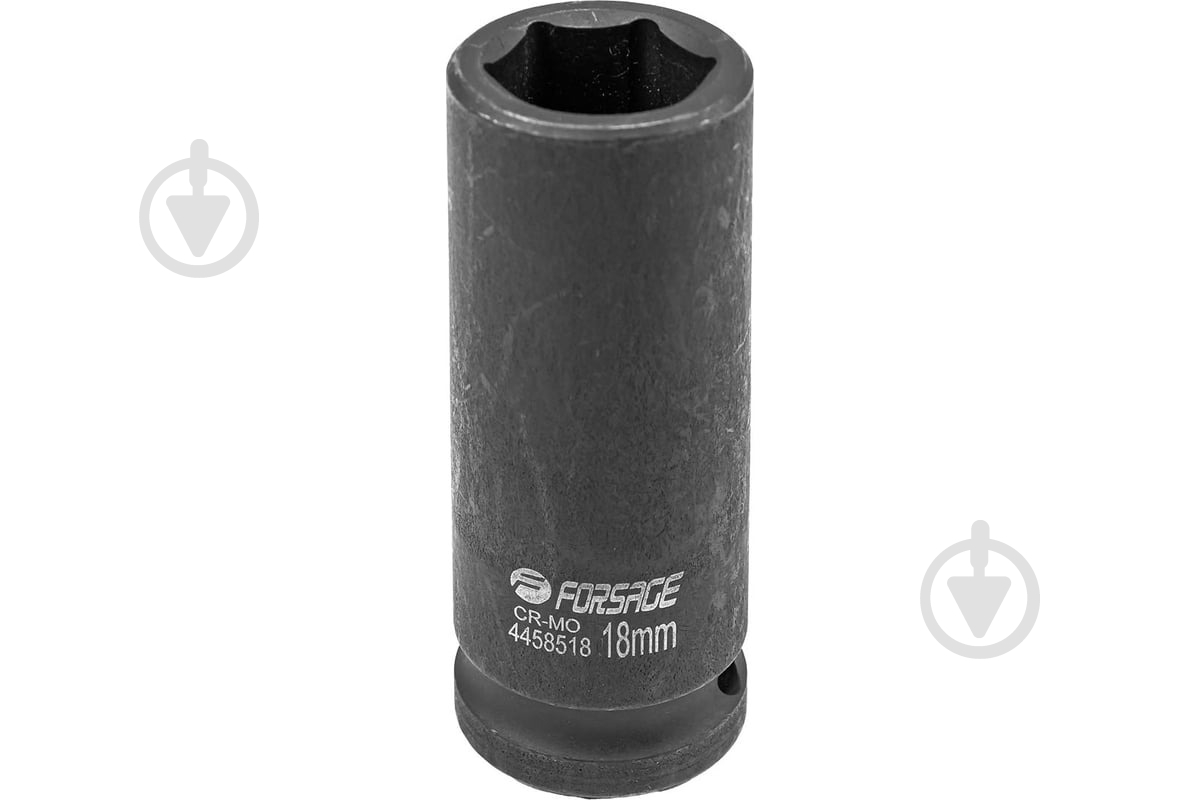 Головка ударная глубокая 18 мм (6гр.), 1/2'' Forsage 1 шт. F-4458518 - фото 1 Головка ударная глубокая 18 мм (6гр.), 1/2'' Forsage 1 шт. F-4458518 - фото 1