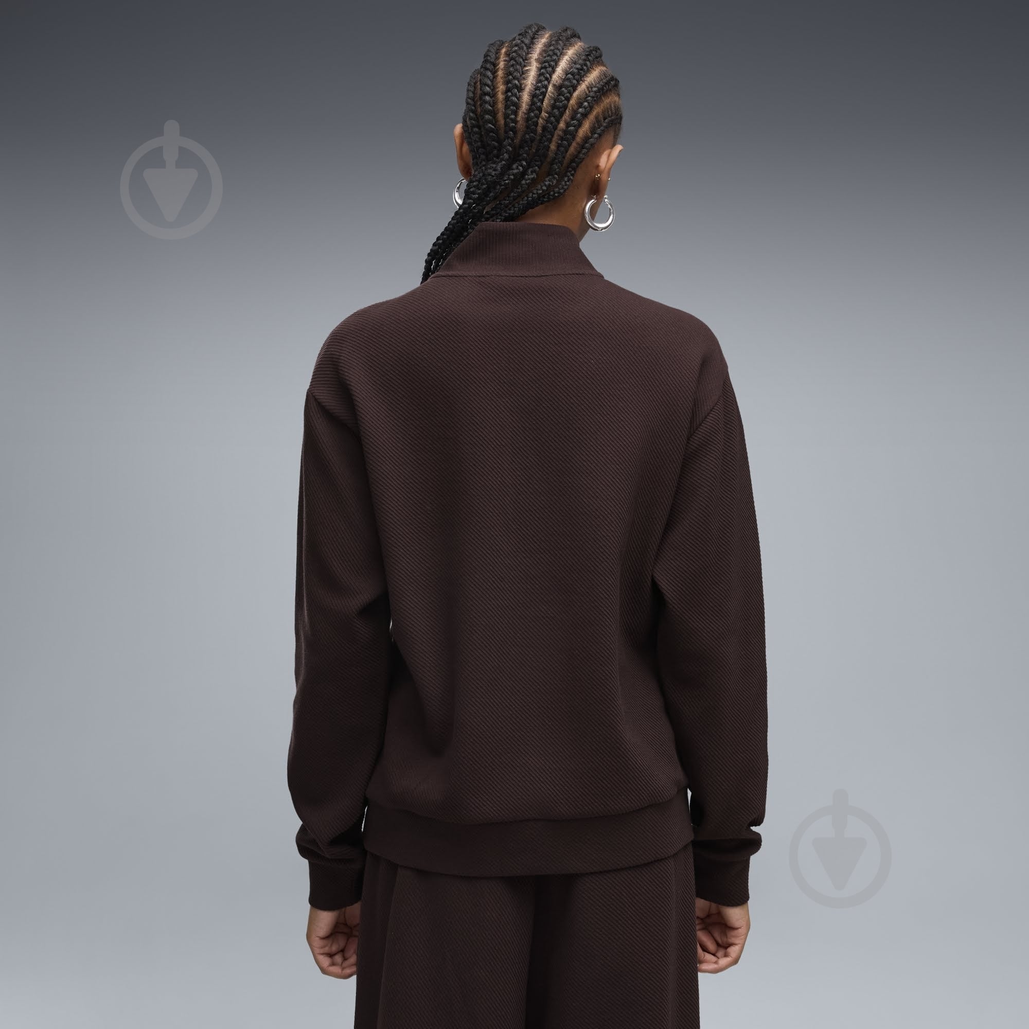 Джемпер Puma ESS ELEVATED Standard Half-Zip 69401633 р.XS коричневый - фото 2 Джемпер Puma ESS ELEVATED Standard Half-Zip 69401633 р.XS коричневый - фото 2