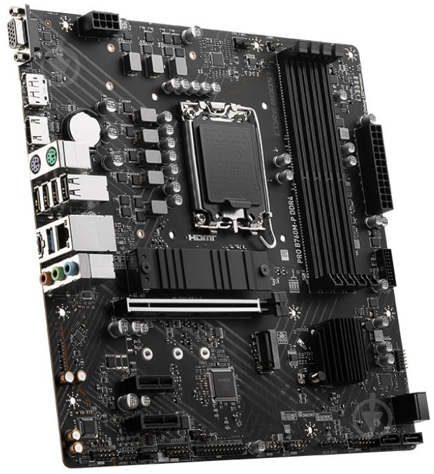 Материнська плата MSI 911-7E02-001 (Socket 1700, Intel B760, micro ATX) - фото 3 Материнська плата MSI 911-7E02-001 (Socket 1700, Intel B760, micro ATX) - фото 3