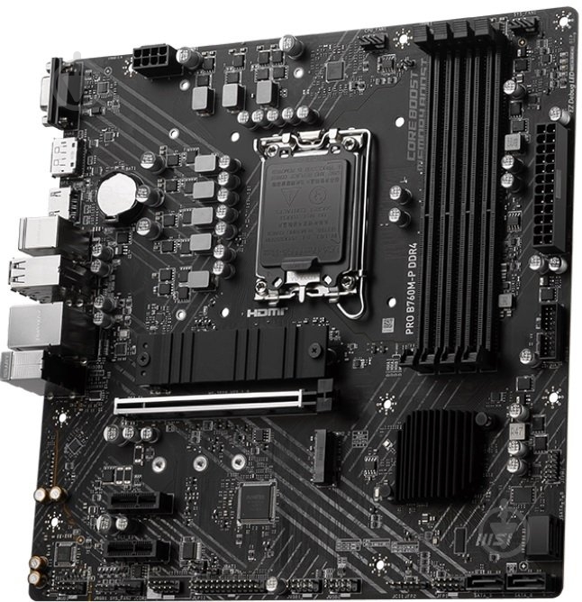 Материнська плата MSI 911-7E02-001 (Socket 1700, Intel B760, micro ATX) - фото 2 Материнська плата MSI 911-7E02-001 (Socket 1700, Intel B760, micro ATX) - фото 2