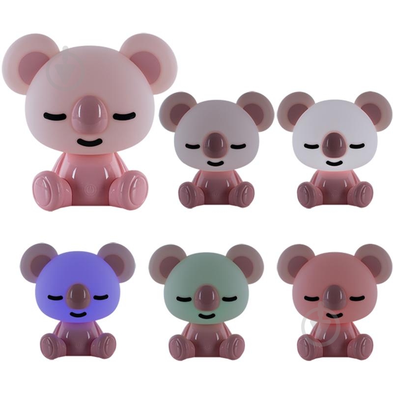 Ночник KITE Koala розовый K24-491-2-2 - фото 4 Ночник KITE Koala розовый K24-491-2-2 - фото 4