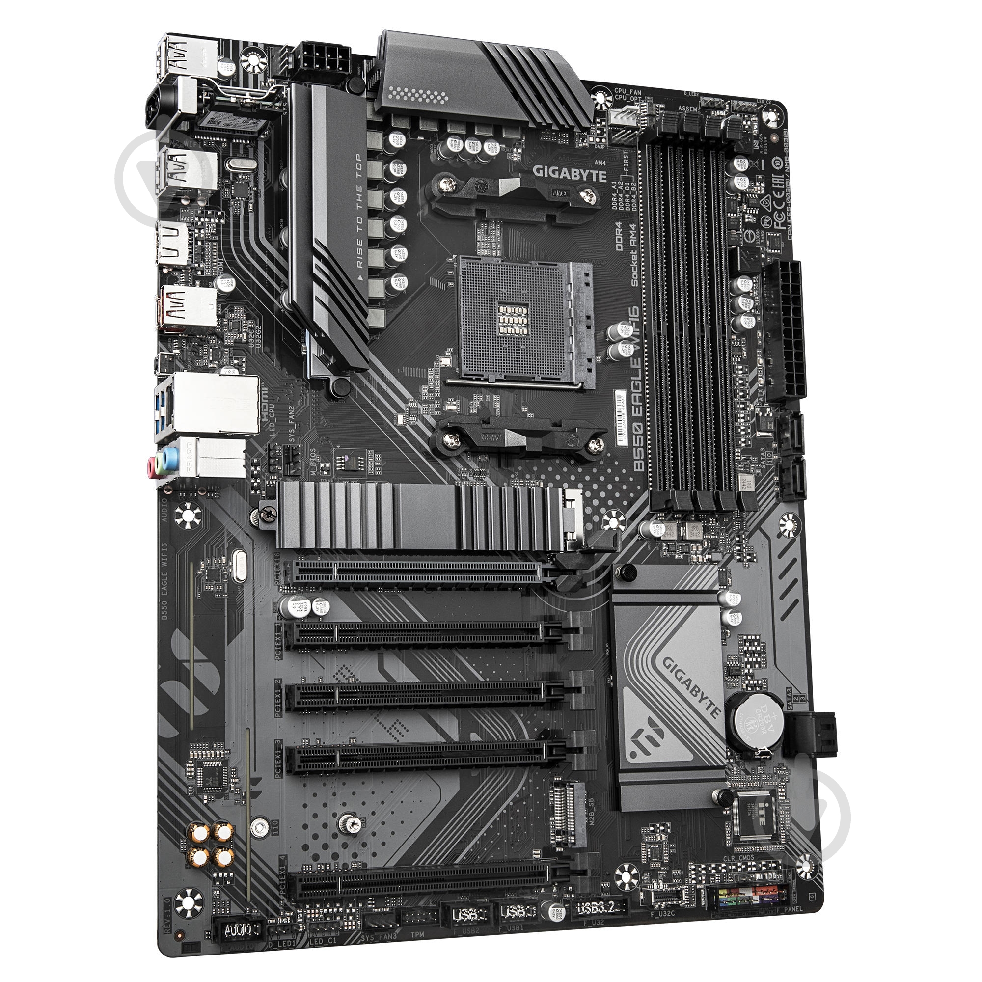Материнская плата Gigabyte B550_EAGLE_WIFI6 (Socket AM4, AMD B550, ATX) - фото 2