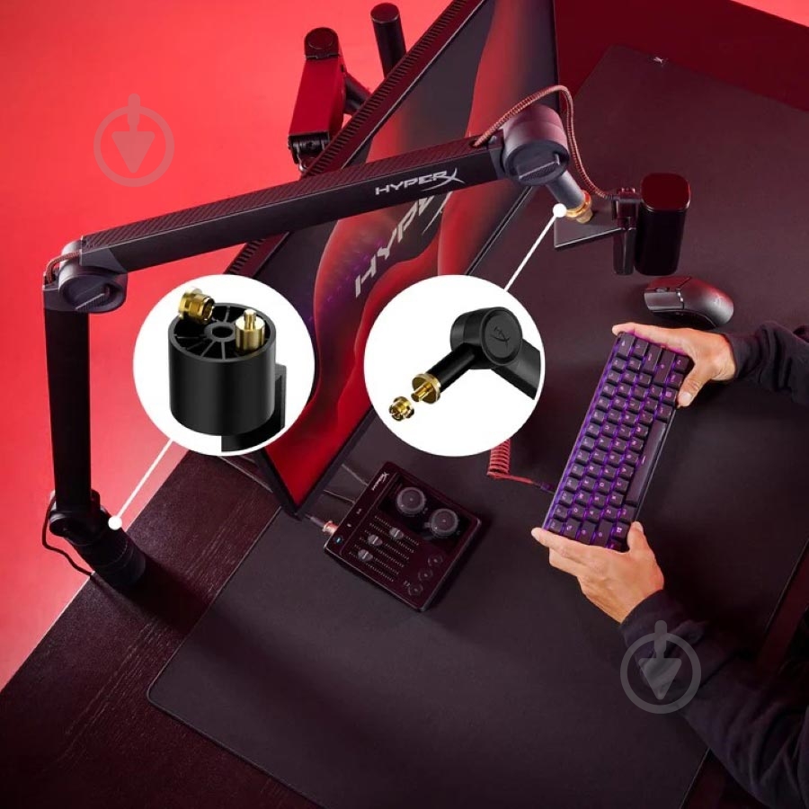 Стойка HyperX Caster Mic (786H6AA) - фото 8
