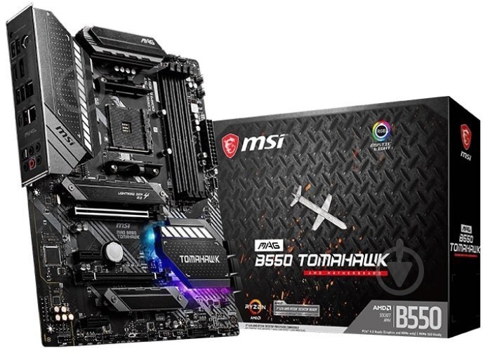 Материнська плата MSI 911-7C91-044 (Socket AM4, AMD B550, ATX) - фото 5