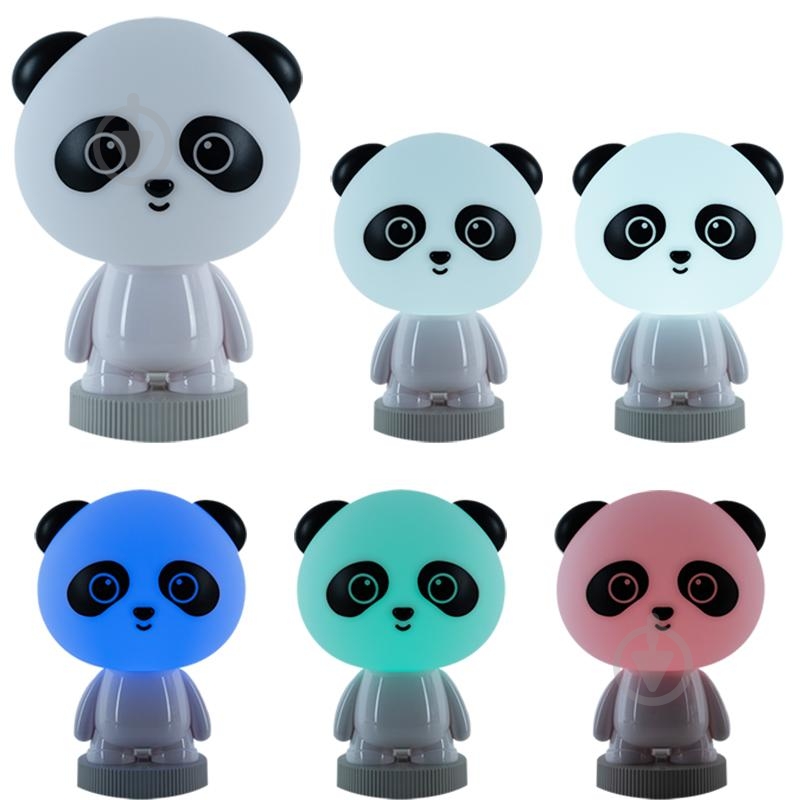Ночник KITE Panda белый K24-490-3-1 - фото 2