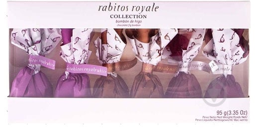 Конфеты глазированные Rabitos Royale Инжир в шоколаде ассорти 95 г (53357) - фото 1 Конфеты глазированные Rabitos Royale Инжир в шоколаде ассорти 95 г (53357) - фото 1