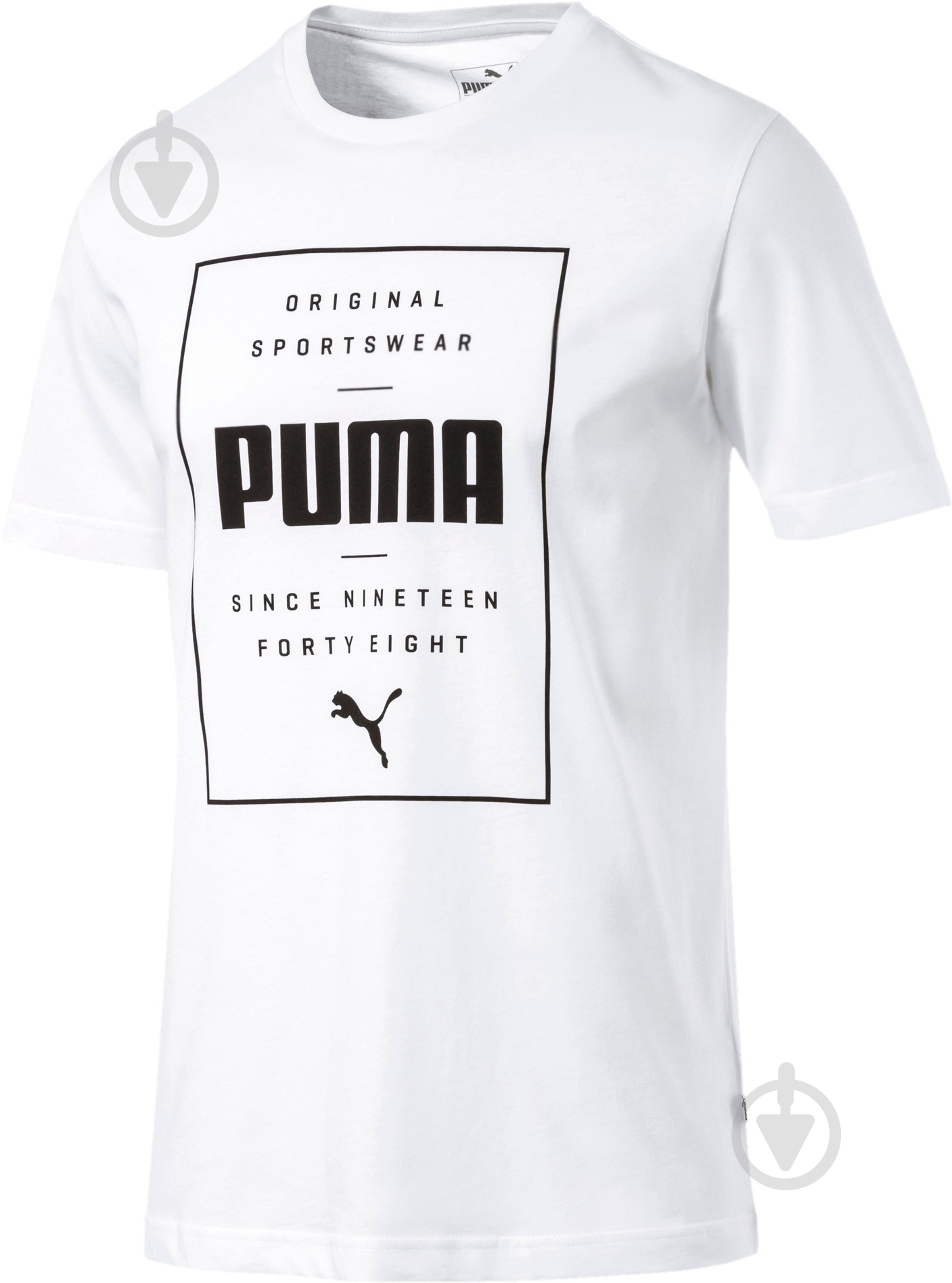 Футболка Puma Box Tee 85407602 S белый - фото 1