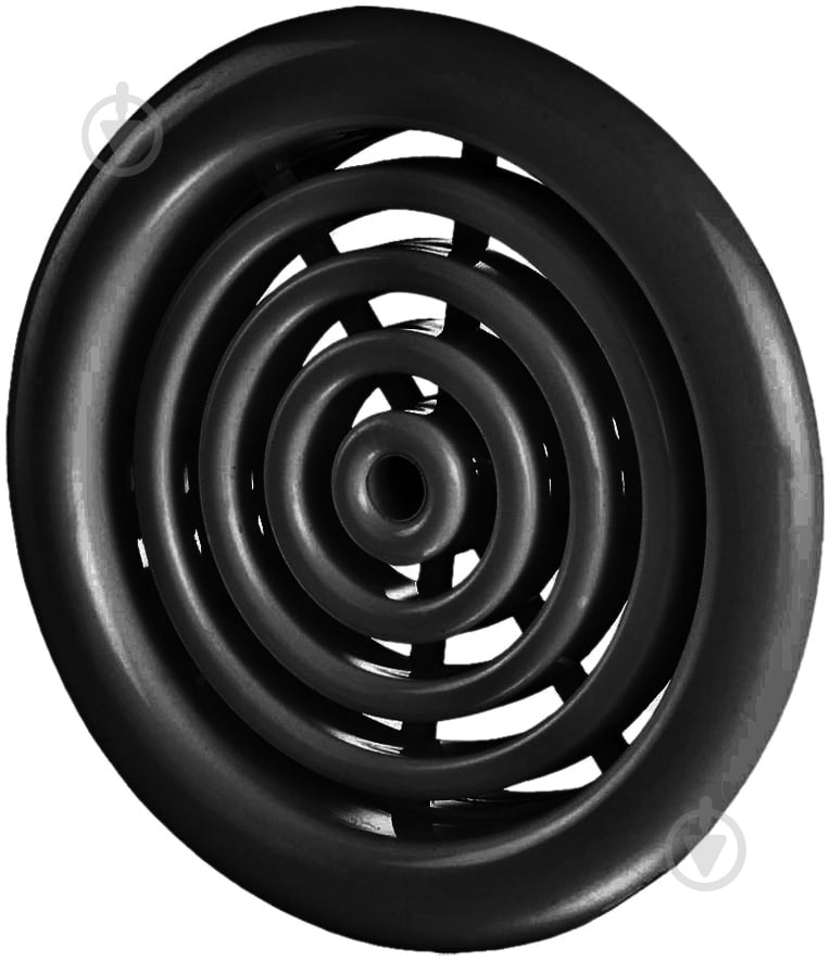 Решетка Вентс МВ 51/2 бВ пластик черный - фото 1