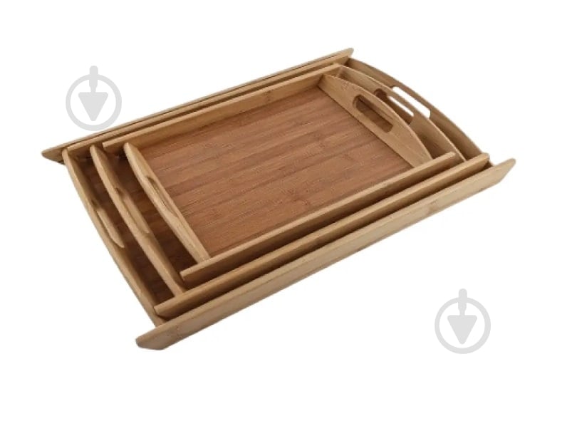Поднос для завтрака Vittora VT-T-0001 Home 35.8х25х4 см - фото 4 Поднос для завтрака Vittora VT-T-0001 Home 35.8х25х4 см - фото 4