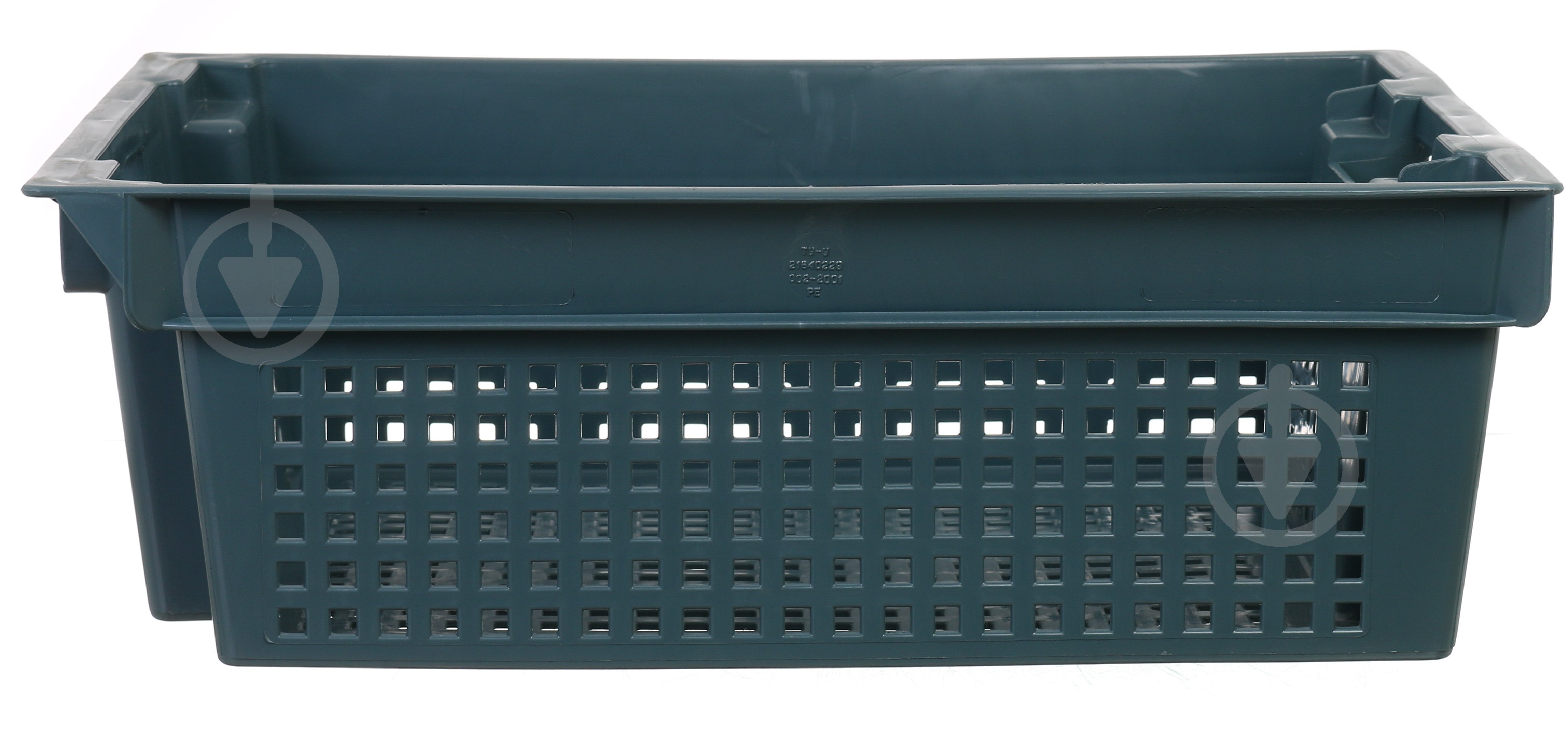 Ящик Полімерцентр поворотний 180 перфорований 600х400х200 мм тип 3 темний - фото 4