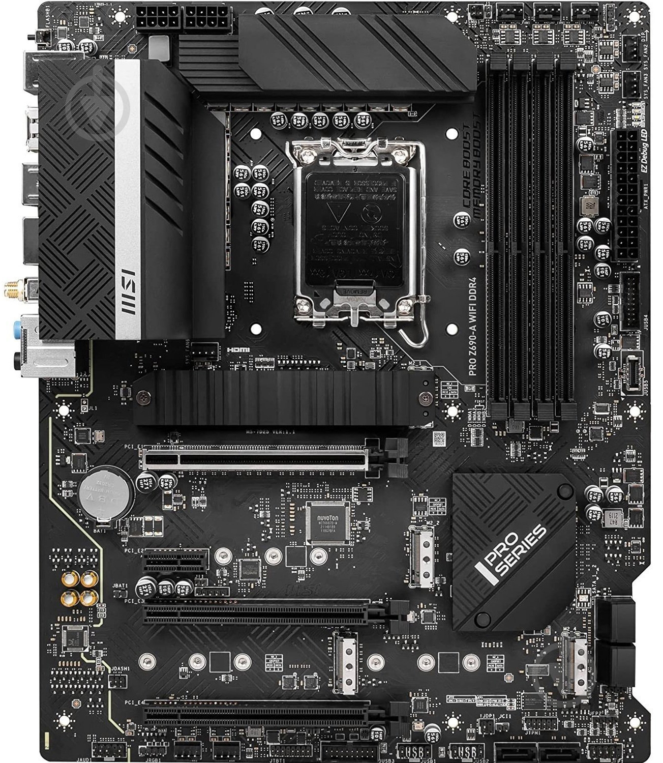 Материнська плата MSI 911-7D25-037 (Socket 1700, Intel Z690, ATX) - фото 1