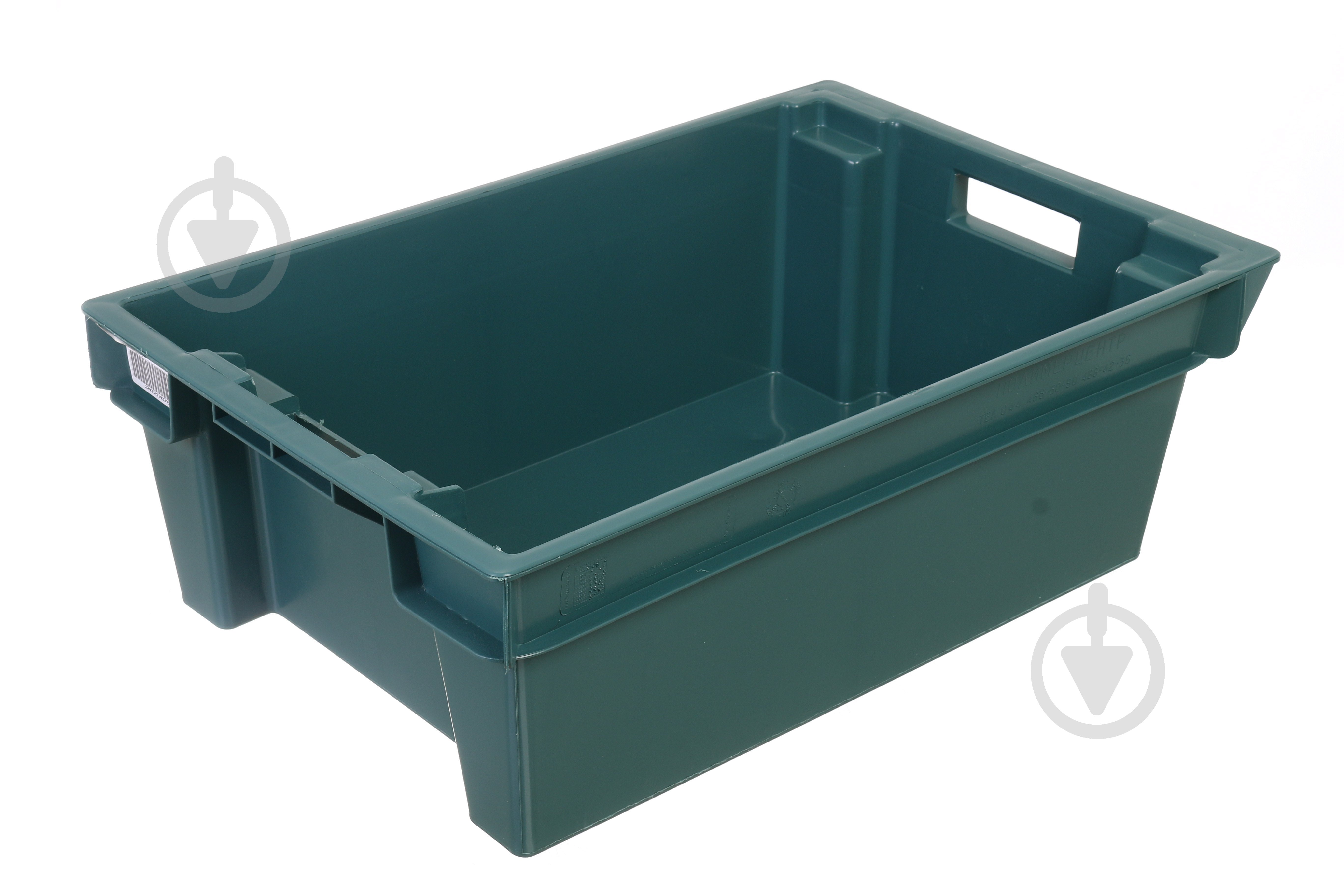 Ящик Полімерцентр поворотний 180 суцільний 600х400х200 мм тип 3 темний - фото 1