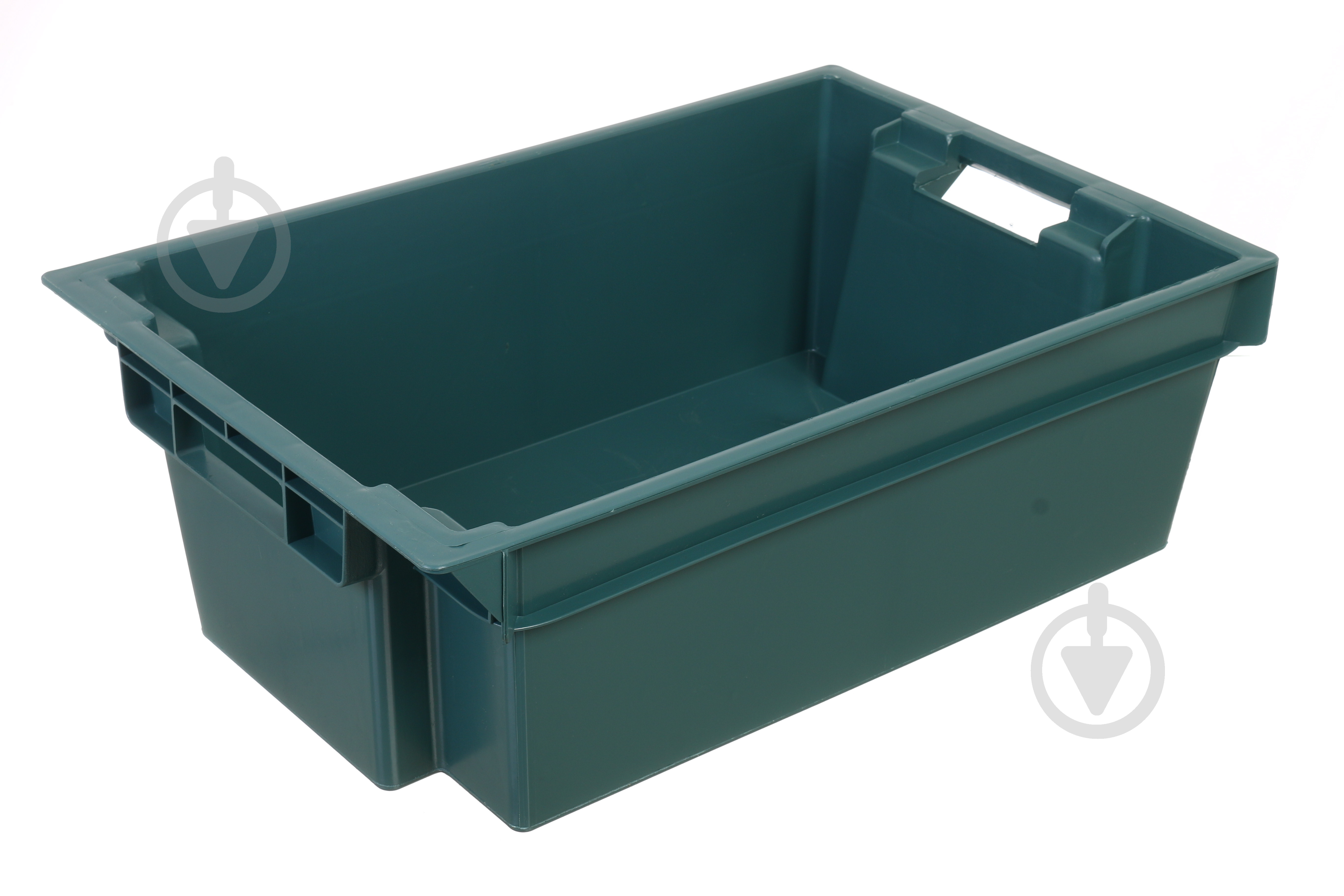 Ящик Полімерцентр поворотний 180 суцільний 600х400х200 мм тип 3 темний - фото 2