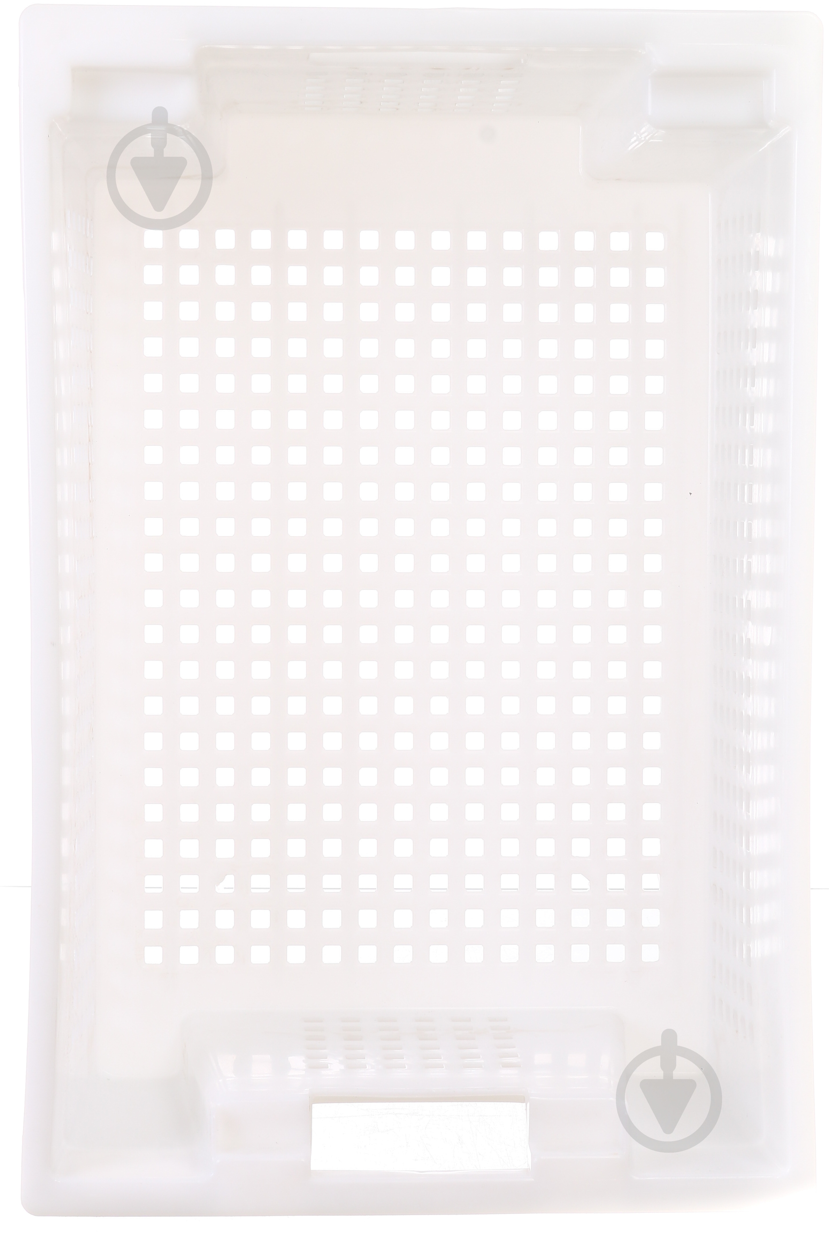 Ящик Полімерцентр поворотний 180 перфорований 600х400х200 мм білий - фото 5