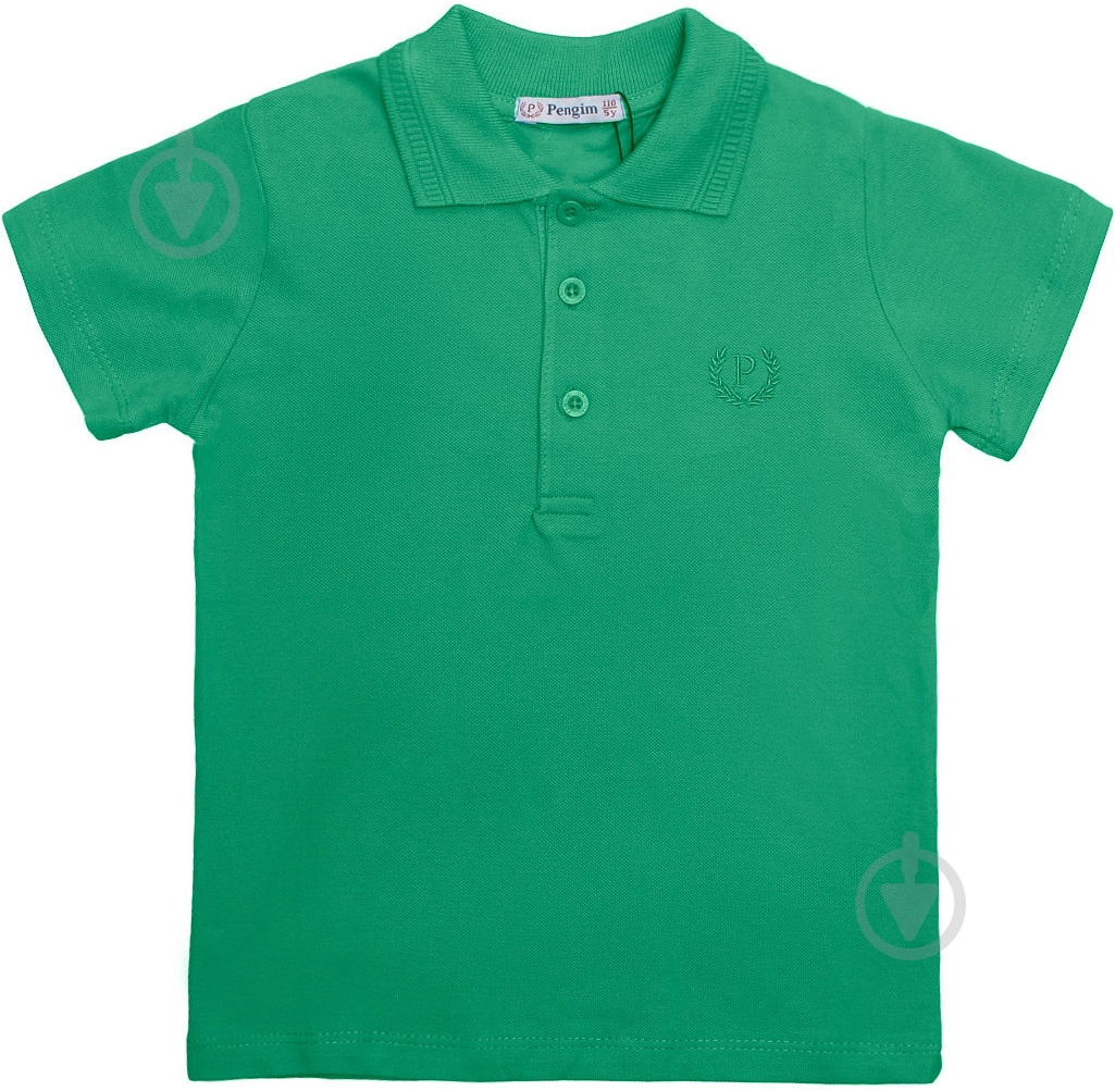 Поло р.122 зелений - фото 1