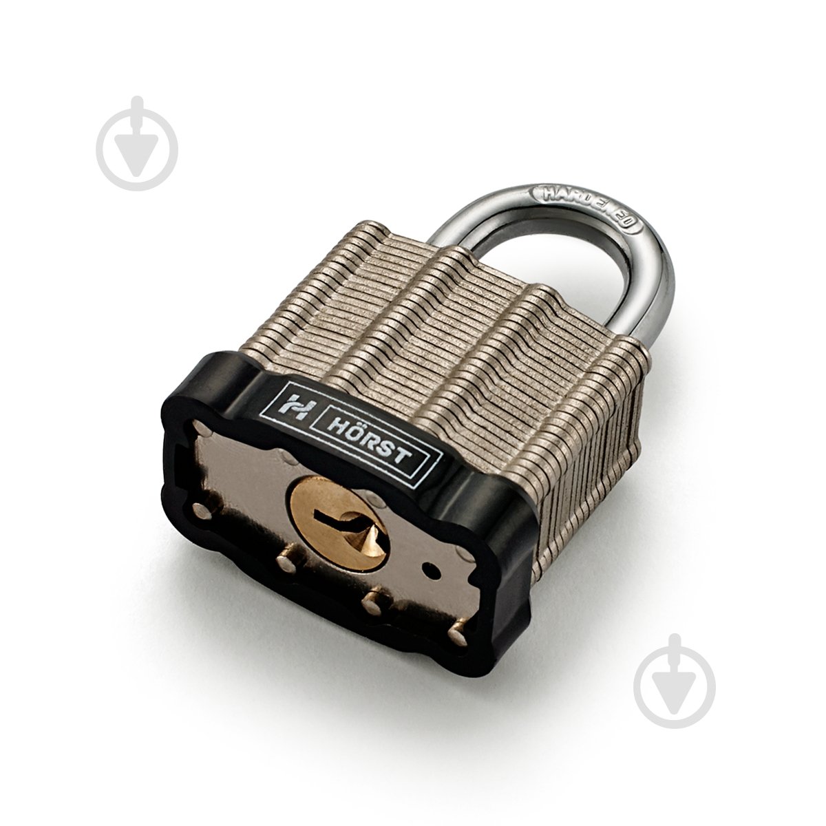 Замок навесной MVM HR-LS-40E открытый (амбарный) - фото 2