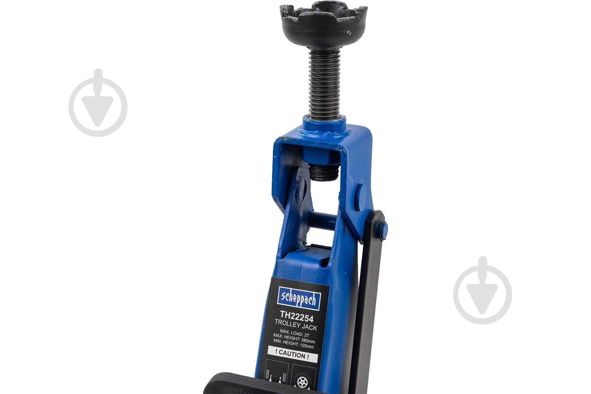 Домкрат гидравлический подкатной Scheppach (h min 125 мм, h max 380 мм) 2 т - фото 3 Домкрат гидравлический подкатной Scheppach (h min 125 мм, h max 380 мм) 2 т - фото 3