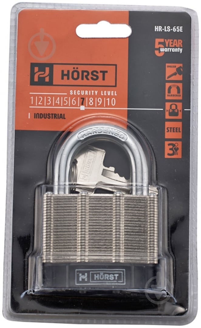 Замок навесной MVM HR-LS-65E открытый (амбарный) - фото 4 Замок навесной MVM HR-LS-65E открытый (амбарный) - фото 4