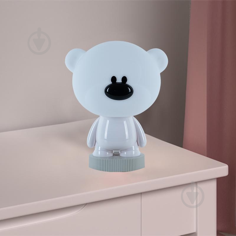 Ночник KITE Bear белый K24-490-2-1 - фото 5 Ночник KITE Bear белый K24-490-2-1 - фото 5