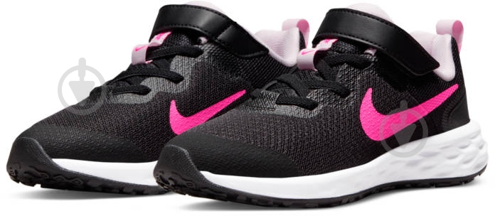 Кроссовки демисезонные Nike REVOLUTION 6 DD1095-007 р.31,5 черные - фото 4