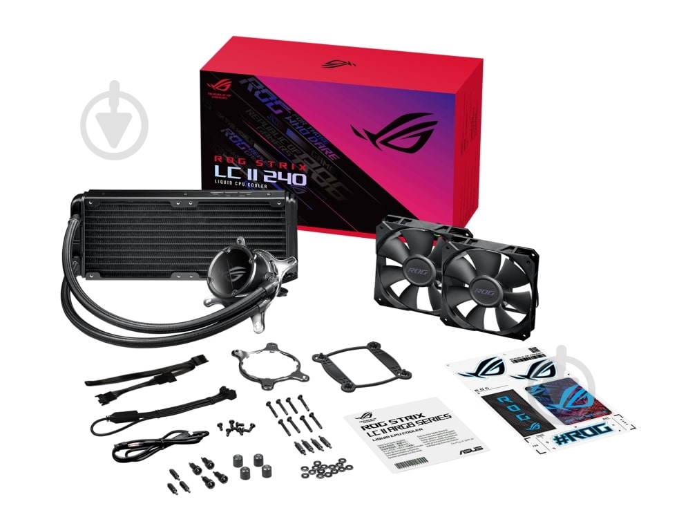 Система водяного охолодження Asus ROG STRIX LC II 240 - фото 5 Система водяного охолодження Asus ROG STRIX LC II 240 - фото 5