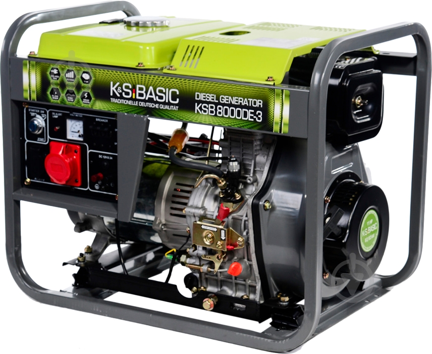 Генератор дизельный Konner&Sohnen 6 кВт / 6,5 кВт 380 В BASIC KS 8000 DE-3 - фото 3 Генератор дизельный Konner&Sohnen 6 кВт / 6,5 кВт 380 В BASIC KS 8000 DE-3 - фото 3