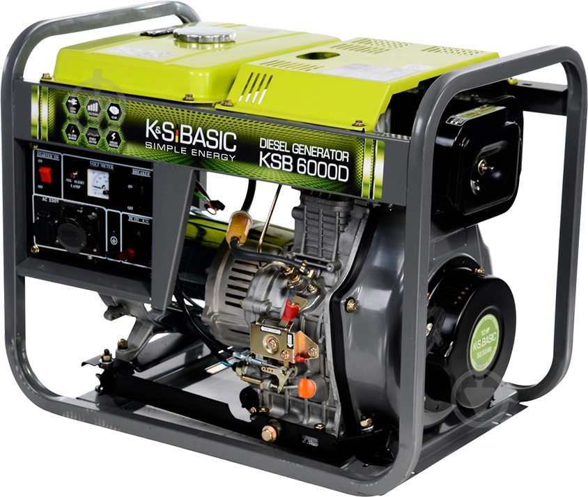 Генератор дизельный Konner&Sohnen 5 кВт / 5,5 кВт 220 В BASIC KS 6000 D - фото 3