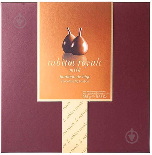 Конфеты глазированные Rabitos Royale Инжир в молочном шоколаде 265 г (53326) - фото 1 Конфеты глазированные Rabitos Royale Инжир в молочном шоколаде 265 г (53326) - фото 1