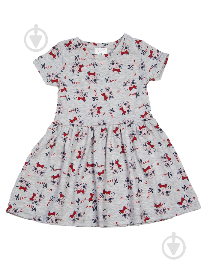 Сукня Luna Kids Киця р.86 сірий - фото 1 Сукня Luna Kids Киця р.86 сірий - фото 1