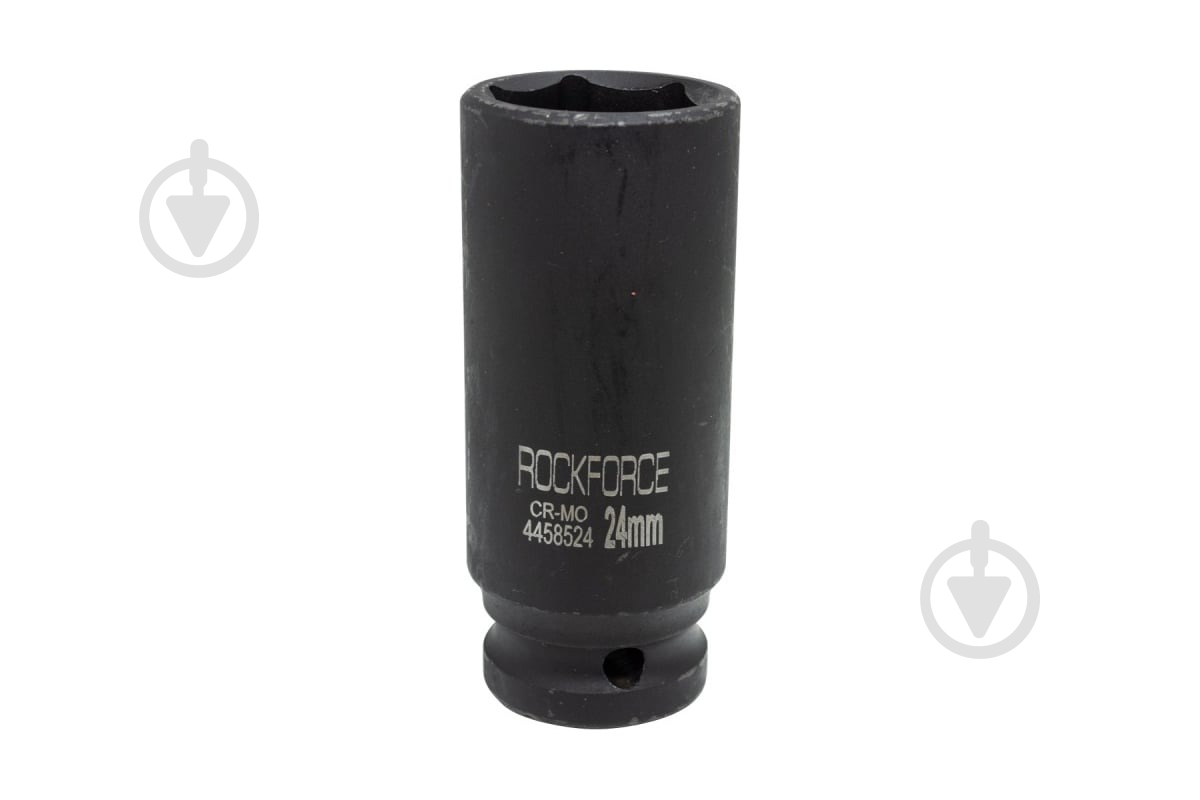 Головка ударна глибока 24 мм (6гр.), 1/2'' ROCKFORCE 1 шт. RF-4458524 - фото 1 Головка ударна глибока 24 мм (6гр.), 1/2'' ROCKFORCE 1 шт. RF-4458524 - фото 1