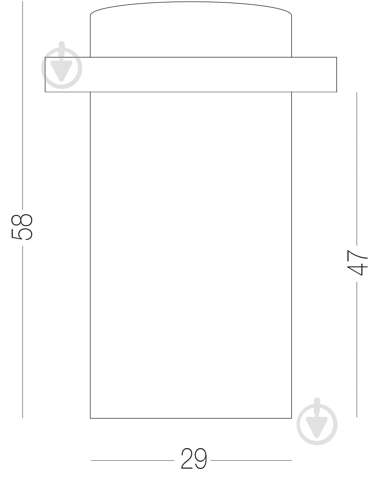 Стопор дверний MVM M-47 SN матовий нікель - фото 3