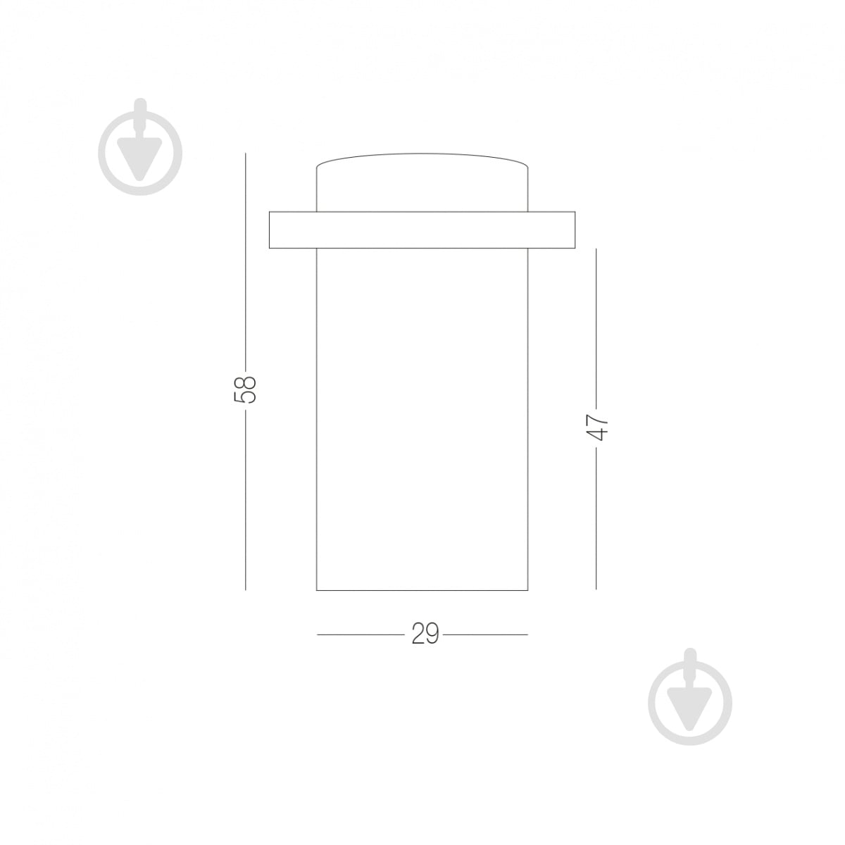 Стопор дверний MVM M-47 SN матовий нікель - фото 2
